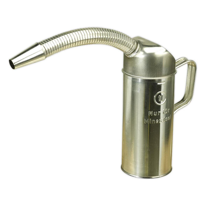 Sealey Measuring Jug Metal with Flexible Spout 1L JM1F Sealey - Town Tools 