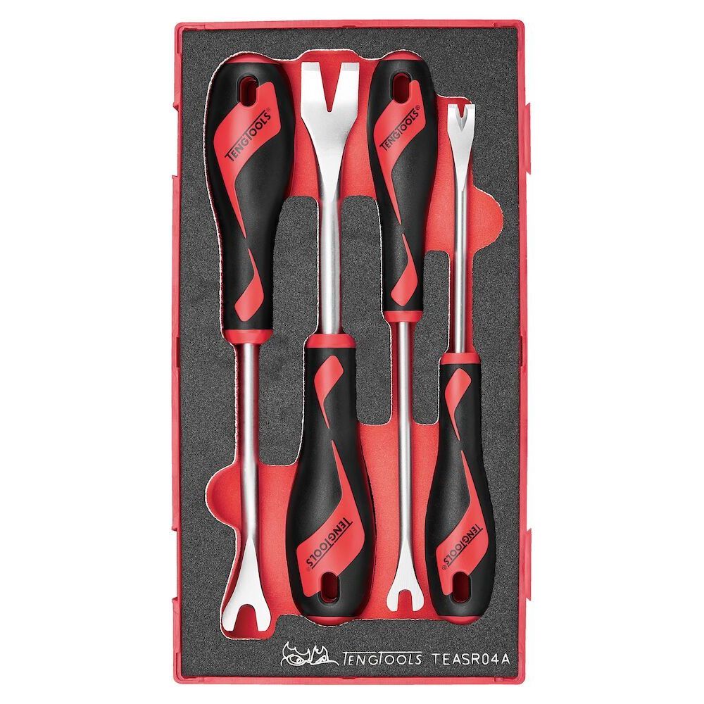 Teng Tools Trim & panel fastener clip removal set FOAM1 4 pcs Teng Tools - Town Tools 