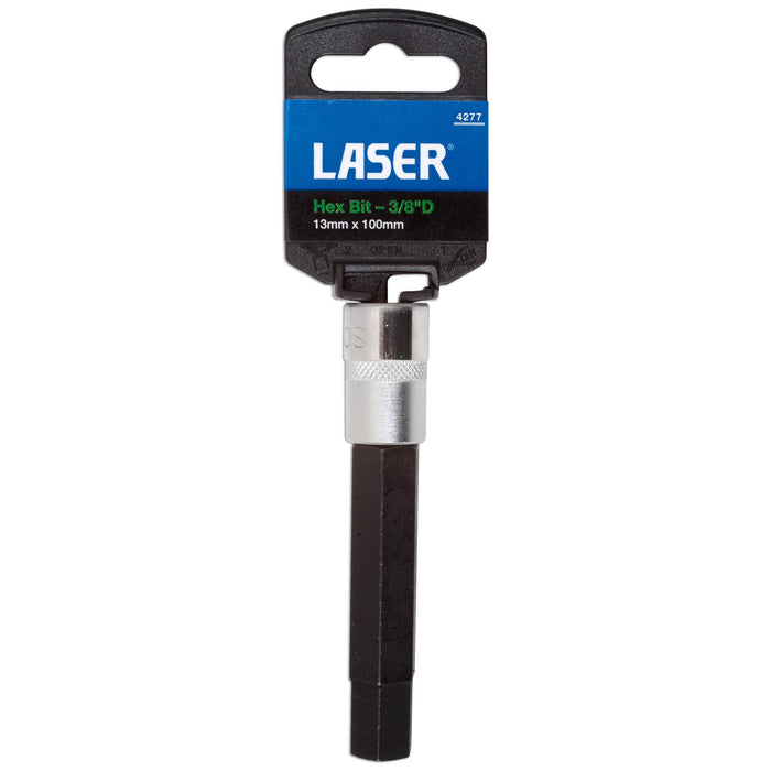 Laser Long Series Hex Bit 3/8"D 13mm 4277 Laser - Town Tools 