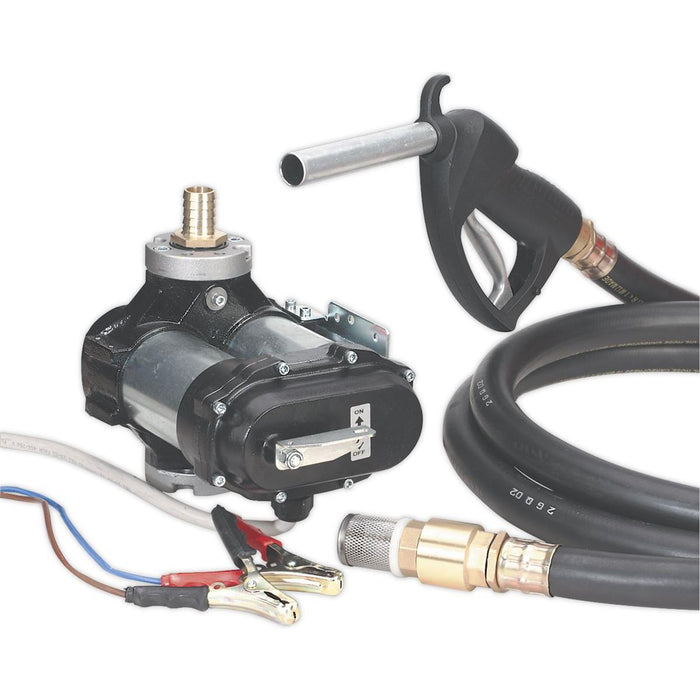 Sealey Diesel & Fluid Transfer Pump 12V High Flow TP98 Sealey - Town Tools 