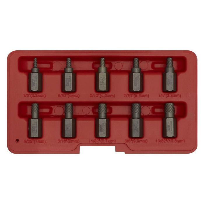 Sealey Multi-Spline Screw Extractor Set 10pc AK8181