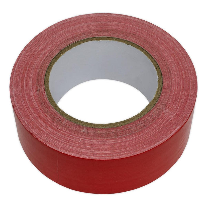 Sealey Duct Tape 50mm x 50m Red DTR Sealey - Town Tools 