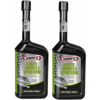 2x Wynns 25692 Catalytic Converter & Oxygen Sensor Cleaner 500ml Black Bottle