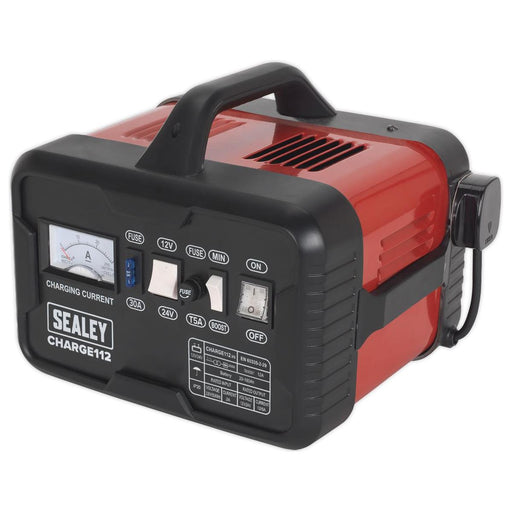 Sealey Battery Charger 16A 12/24V 230V CHARGE112 Sealey - Town Tools 