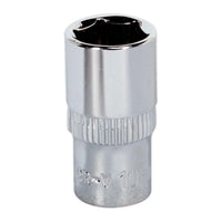 Sealey WallDrive Socket 10mm 1/4"Sq Drive Fully Polished SP1410