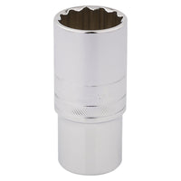 Draper HI-TORQ 12 Point Deep Socket, 1/2" Sq. Dr., 27mm 33841