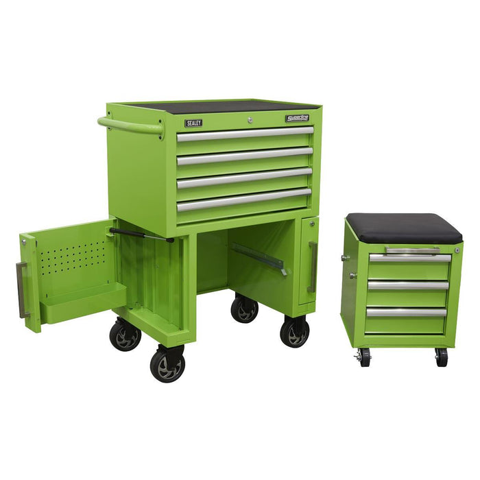 Sealey Rollcab 3 Drawer & Utility Seat AP556CSHV Sealey - Town Tools 