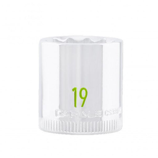 Carlyle Tools 3/8In Drive 19mm 12 Pt Chrome Socket - image 1