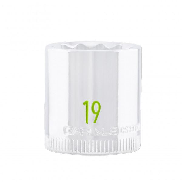 Carlyle Tools 3/8In Drive 19mm 12 Pt Chrome Socket