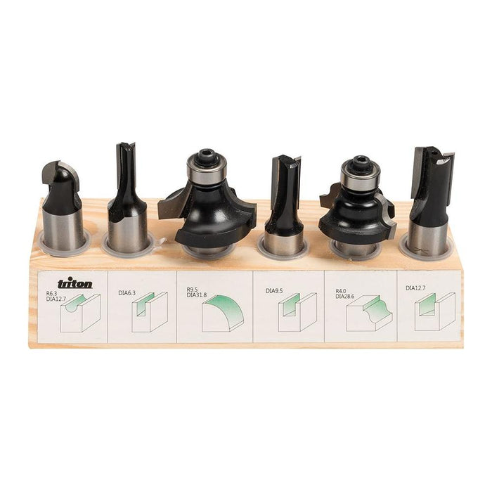 Triton 1/2" Router Kit 6pce 6pce Triton - Town Tools 