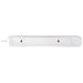Masterplug Extension Lead 240V 6-Gang 13A White 2m Masterplug - Town Tools