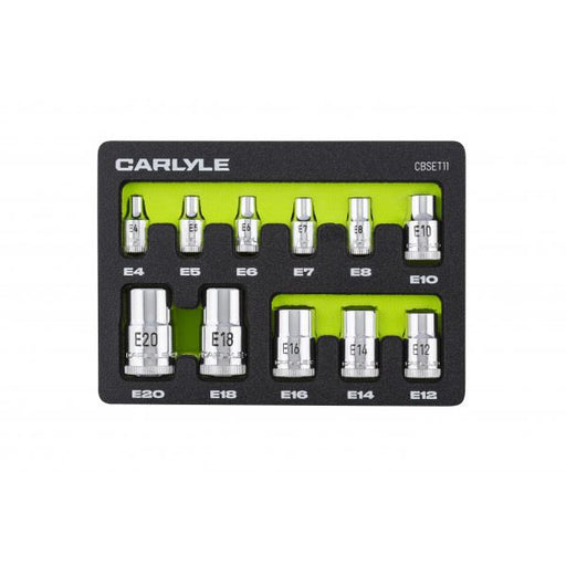 Carlyle Tools 11Pc External E Torx Star Socket Set - image 1