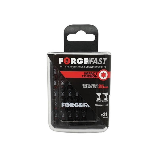 Forgefix ForgeFast TORX® Compatible Impact Bit Set, 31 Piece ForgeFix - Town Tools
