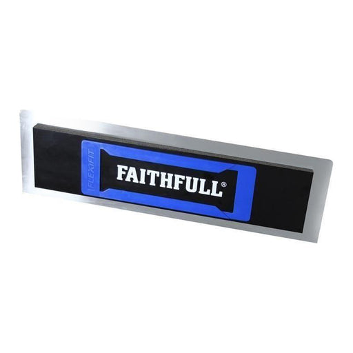 Faithfull Stainless Steel Flexifit Trowel with Foam 18in Faithfull - Town Tools