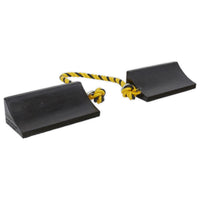 Sealey Rubber Wheel Chocks Heavy-Duty Pair WC16