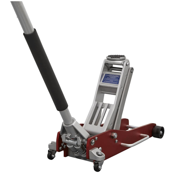 Premier Low Profile Aluminium Trolley Jack with Rocket Lift 2.5 Tonne Sealey Premier - Town Tools 