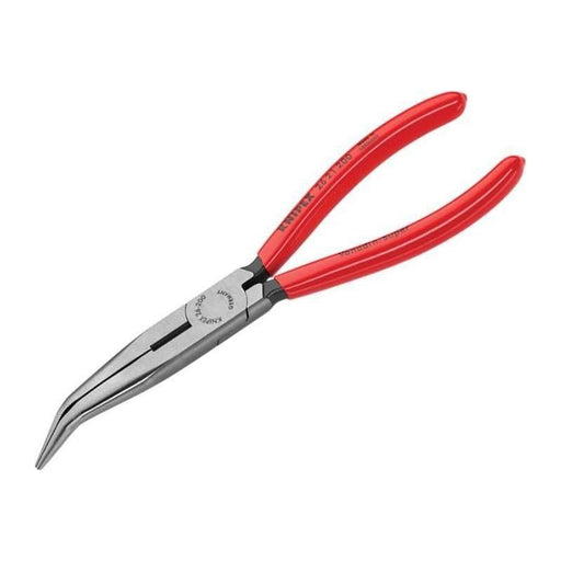 Knipex Bent Snipe Nose Side Cutting Pliers PVC Grip 200mm (8in) Knipex - Town Tools