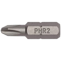 Teng Tools 1/4" PH G Bits 25mm PH2G 10 pcs