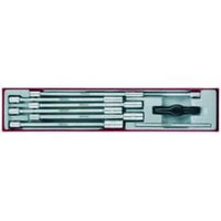 Teng Tools 3/8" Long T Bar Socket Set TTX4 9 Pieces