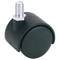 Draper Twin Nylon Bolt Castor, 40mm Diameter, S.W.L. 25kg 65464