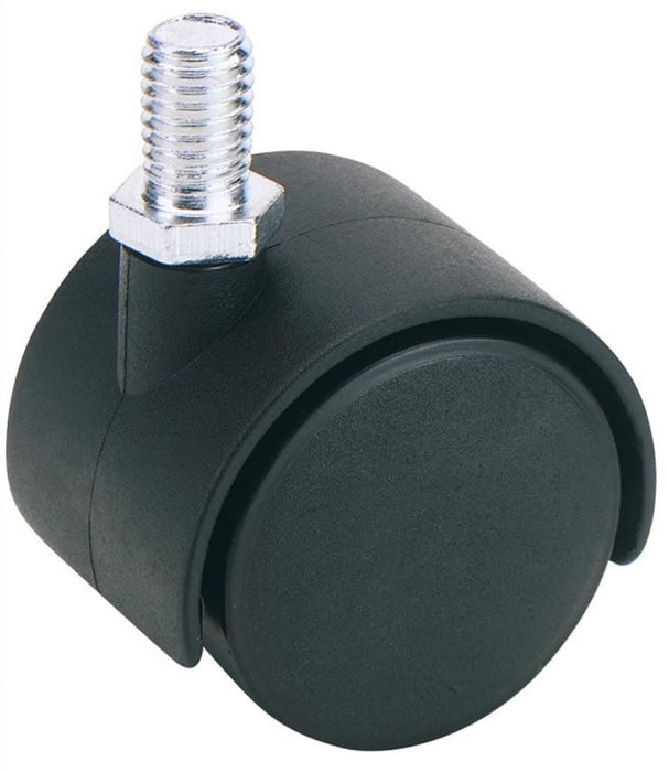 Draper Twin Nylon Bolt Castor, 40mm Diameter, S.W.L. 25kg 65464 Draper - Town Tools 