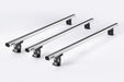 Summit 3 x Aluminium Fixed Point Roof Bars Rack 1.5m for Nissan Interstar X62 Summit - Town Tools