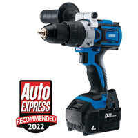 Draper D20 20V Brushless Combi Drill, 1 x 4.0Ah Battery, 1 x Fast Charger 79894
