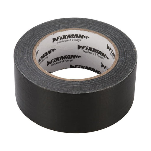 Fixman Heavy Duty Duct Tape 50mm x 50m Black Fixman - Town Tools 