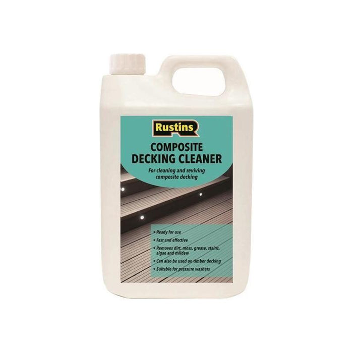 Rustins Composite Decking Cleaner 4 litre Rustins - Town Tools
