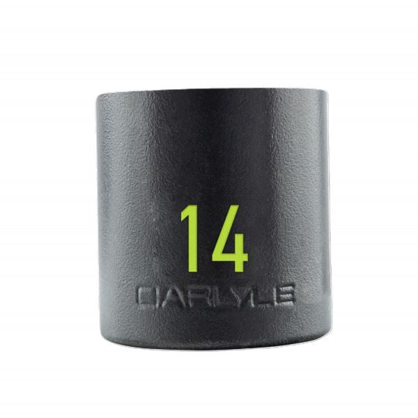 Carlyle Tools 1/2In Drive 14mm 6 Pt Stubby Impact Socket