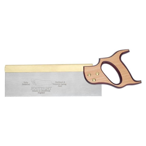 Footprint 256 Brass Back Tenon Saw 250mm (10in) 15 TPI Footprint - Town Tools