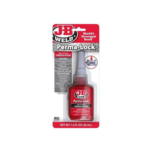 J-B Weld Perma-lock Red High High Strength Threadlocker 36ml J-B Weld - Town Tools