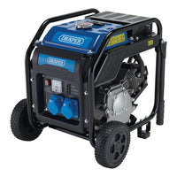 Draper Petrol Open Frame Inverter Generator with Wheels, 3800W
