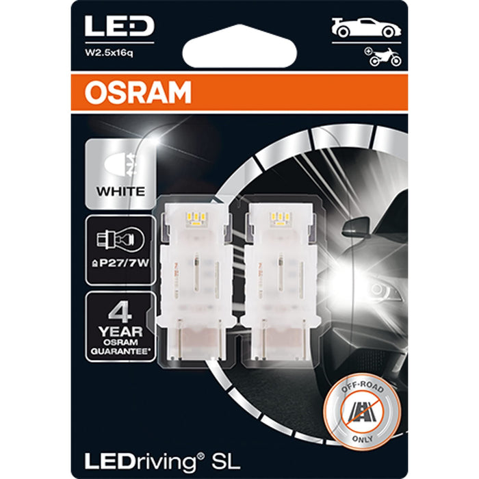 OSRAM LEDriving® SL, P27/7W, White 6000K, LED signal lamps, Off-road only Osram - Town Tools 