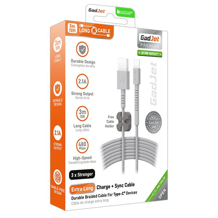 Ring CA29 Gad Jet Extra Long USB-C Cable