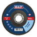 Sealey Flap Disc Zirconium125mm22mm Bore 40Grit FD12540 Sealey - Town Tools 