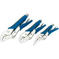 Draper Soft Grip Self Grip Pliers Set (3 Piece) 88293