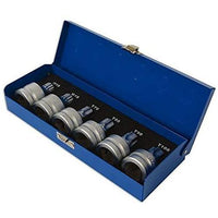 Laser Tamperproof Spline & Star Socket Bit Set 3/4"D 6pc 3815