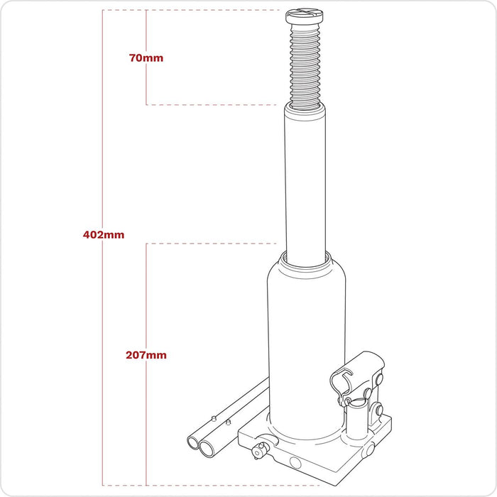 Viking Viking Bottle Jack 5 Tonne PBJ5S Viking - Town Tools 