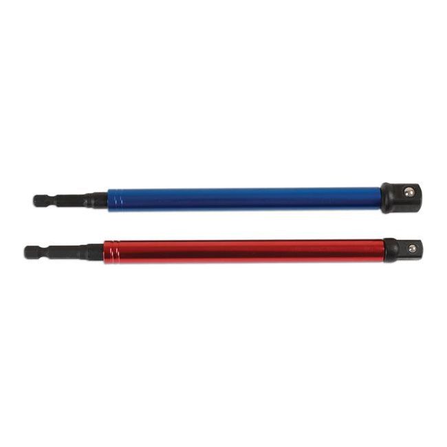 Laser Socket Adaptor Set, Rotating Sleeve 3/8"D, 1/2"D 2pc 6984 Laser - Town Tools 