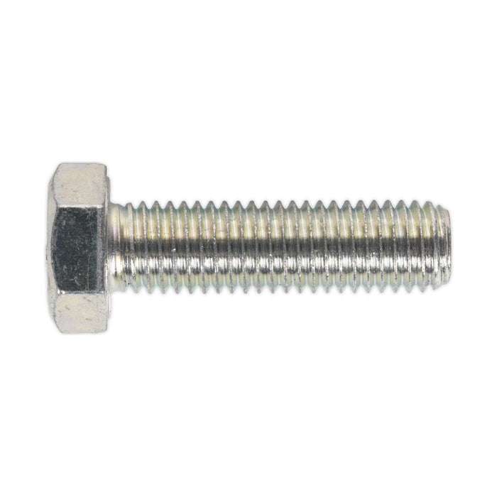 Sealey HT Setscrew M14 x 50mm 8.8 Zinc Pack of 10 SS1450 Sealey - Town Tools 