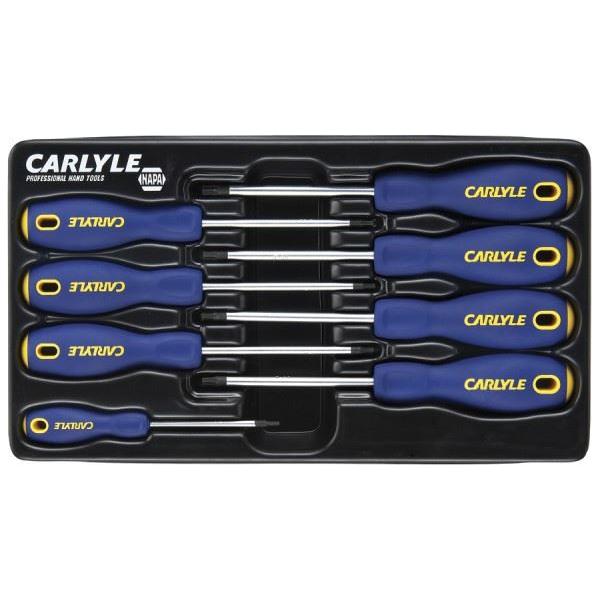 Carlyle Hand Tools Screwdriver Set - Star - 8 Piece Caryle Tools - Town Tools 