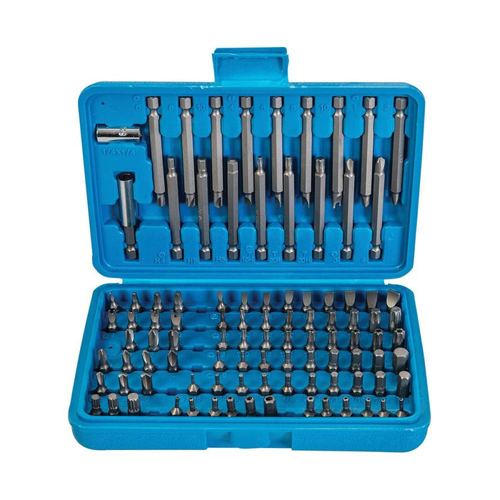 Silverline Security Bit Set 98pce 1/4" Hex Silverline - Town Tools 