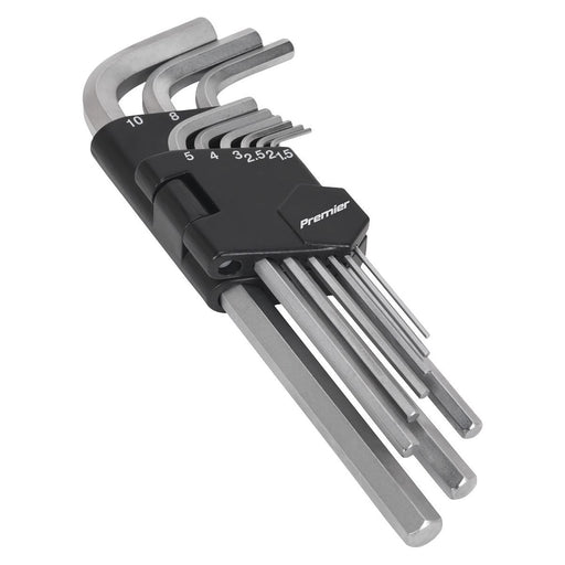 Sealey Hex Key Set 9pc Long Metric AK7136 Sealey - Town Tools 