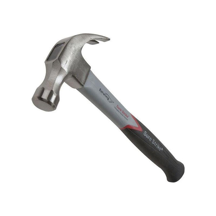 Estwing EMRF16C Surestrike Curved Claw Hammer Fibreglass Shaft 450g (16oz) Estwing - Town Tools