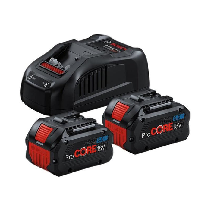 Bosch ProCORE18V 5.5Ah Batteries & Charger Starter Kit 18V Bosch - Town Tools