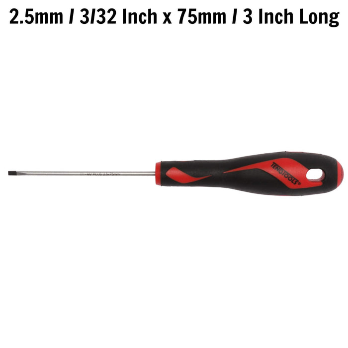 Teng Tools Flat Screwdriver 0.5 x 2.5 x 75mm S Teng Tools - Town Tools 