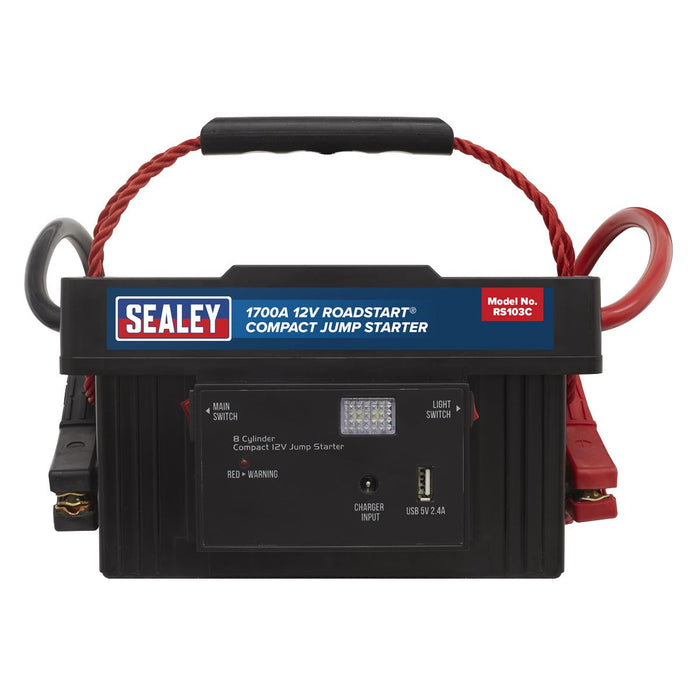 Sealey RoadStart Compact Jump Starter 12V 1900A RS103C Sealey - Town Tools 