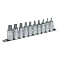 Sealey TRX-Star* Socket Bit Set 10pc 1/2"Sq Drive AK6208