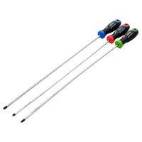 Draper Long Reach Soft Grip Screwdriver Set (3 Piece)